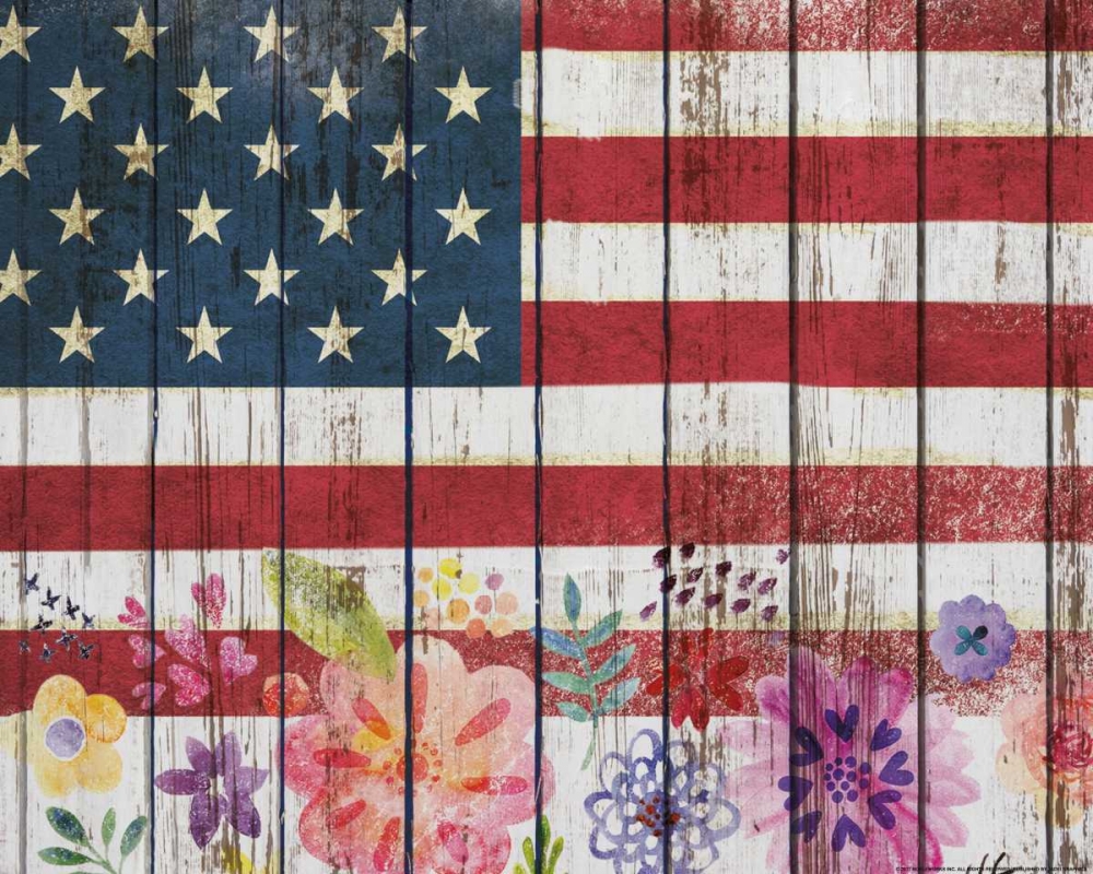 Wall Art Painting id:172662, Name: Flag 2, Artist: Nobleworks, Inc.