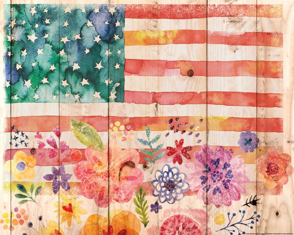 Wall Art Painting id:172668, Name: Flag 8, Artist: Nobleworks, Inc.