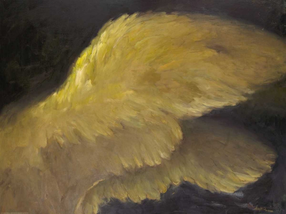 Wall Art Painting id:137443, Name: Golden Wings 1, Artist: Stevens, Allayn