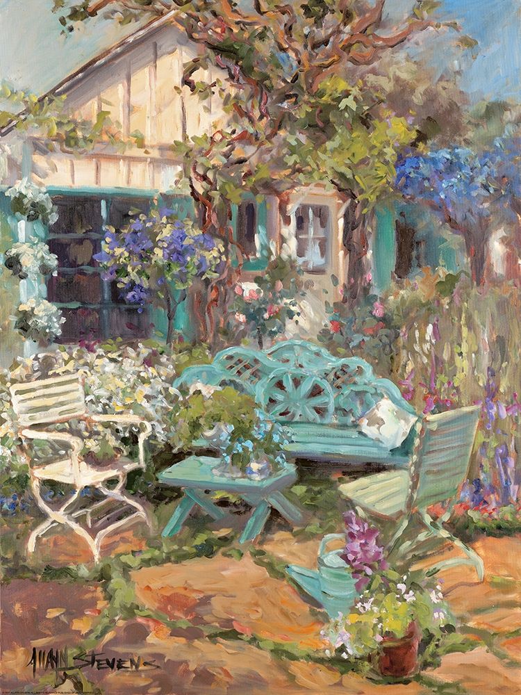 Art Print: Coastal Cottage