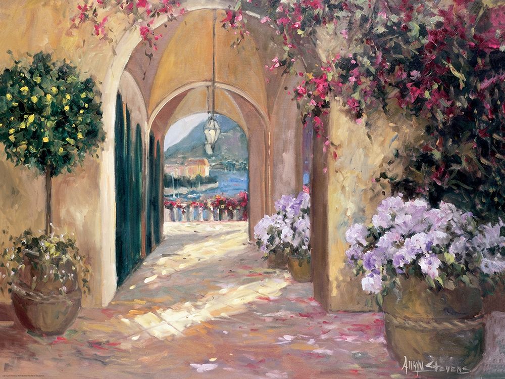 Art Print: Seaside Portico