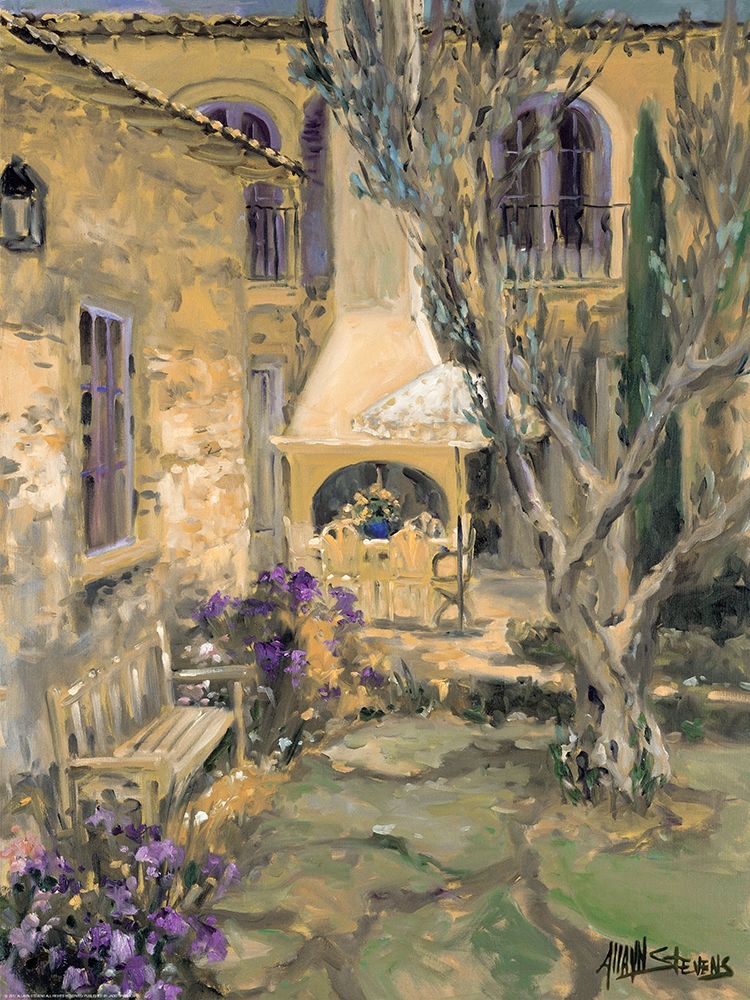 Art Print: Peaceful Patio