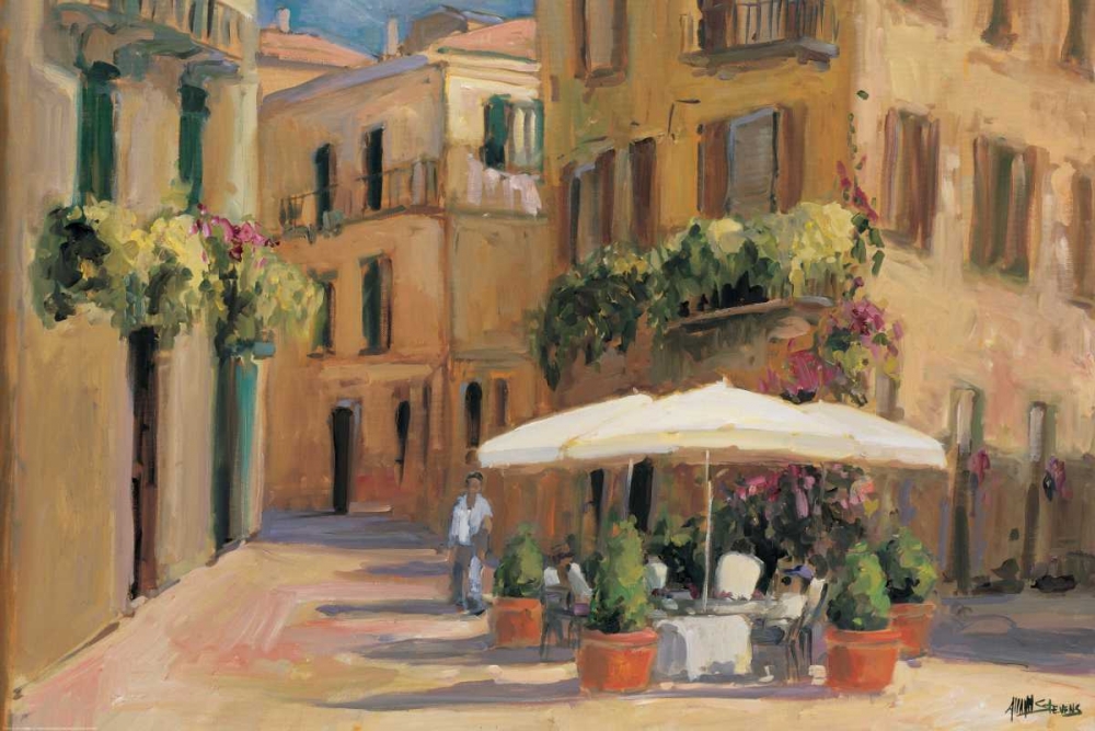 Wall Art Painting id:172751, Name: Cafe Bordeaux, Artist: Stevens, Allayn