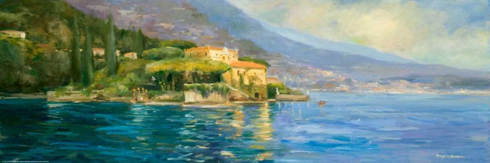 Wall Art Painting id:172752, Name: Lake Como, Artist: Stevens, Allayn