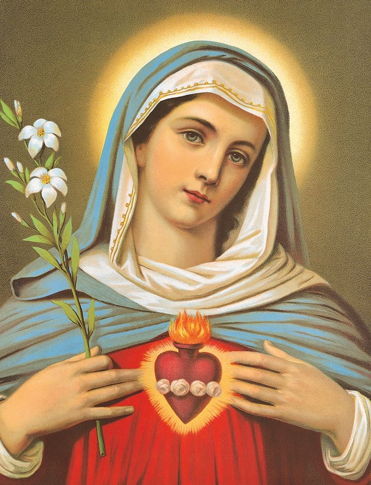 Art Print: HL. HERZ MARIAE