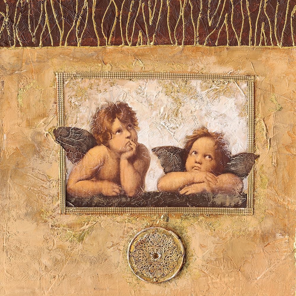 Wall Art Painting id:209037, Name: Christmas Angels, Artist: Ancilotti, Claudia
