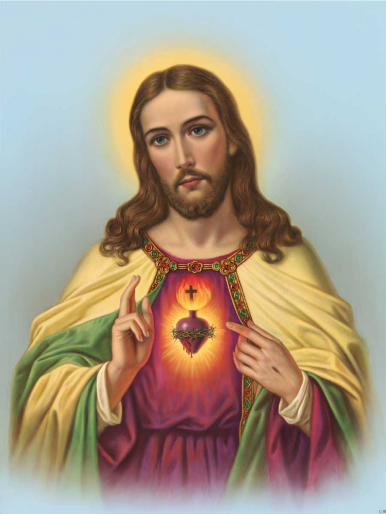 Art Print: Hl. Herz Jesu