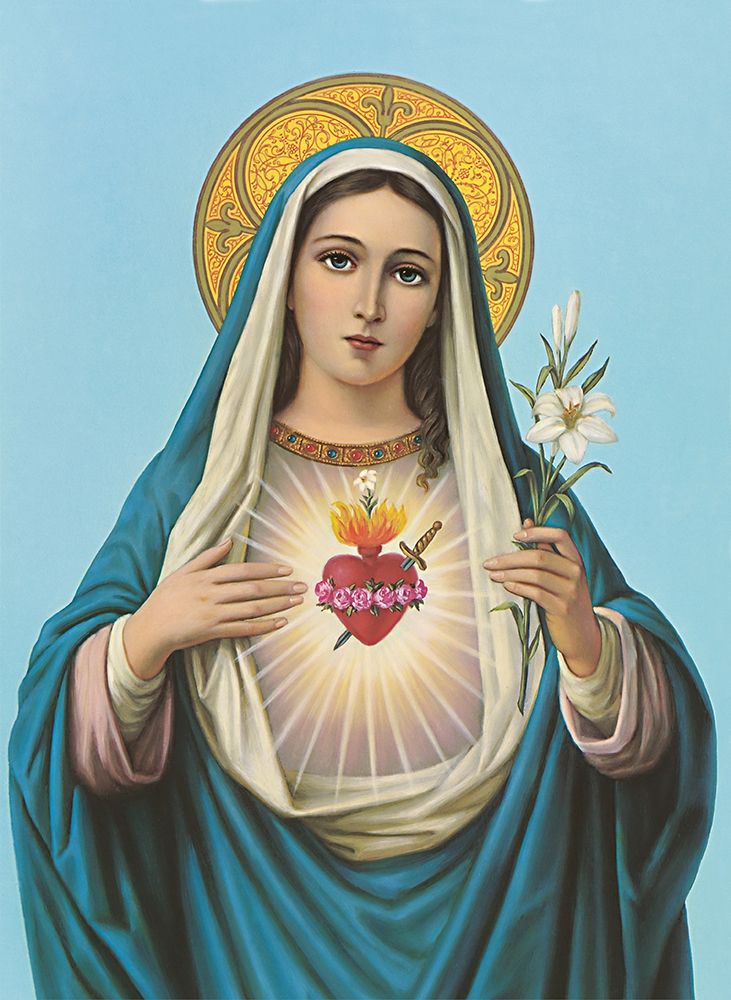 Art Print: HL. HERZ MARIAE