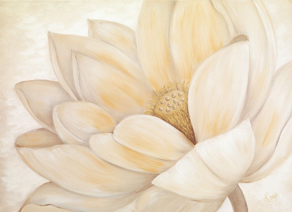 Wall art: GOLDEN LOTUS, by Lake, Kaye