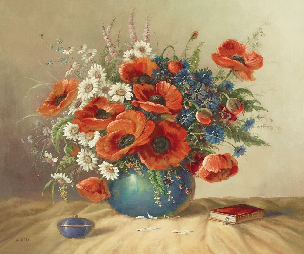 Art Print: FRESH POPPIES