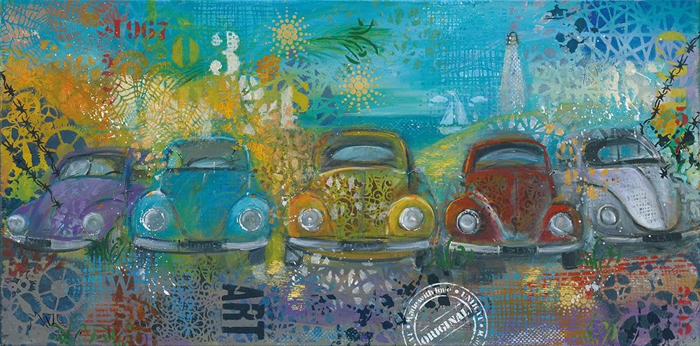 Wall Art Painting id:248257, Name: BEETLE LINE, Artist: Mizo