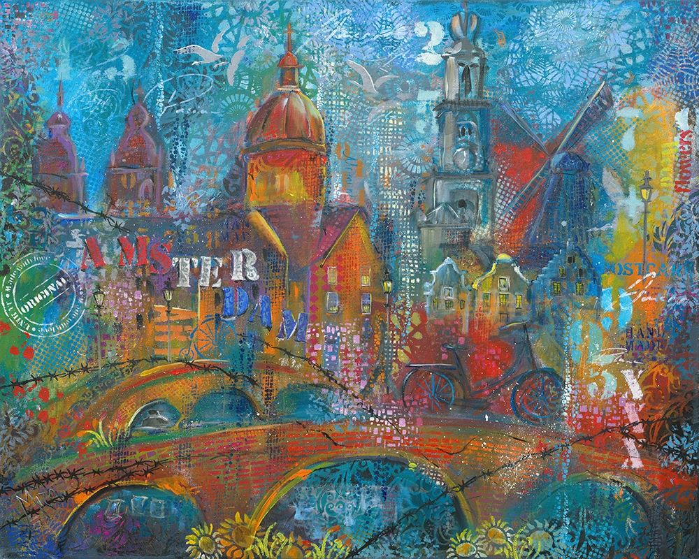 Wall Art Painting id:248251, Name: ABSTRACT CITY, Artist: Mizo