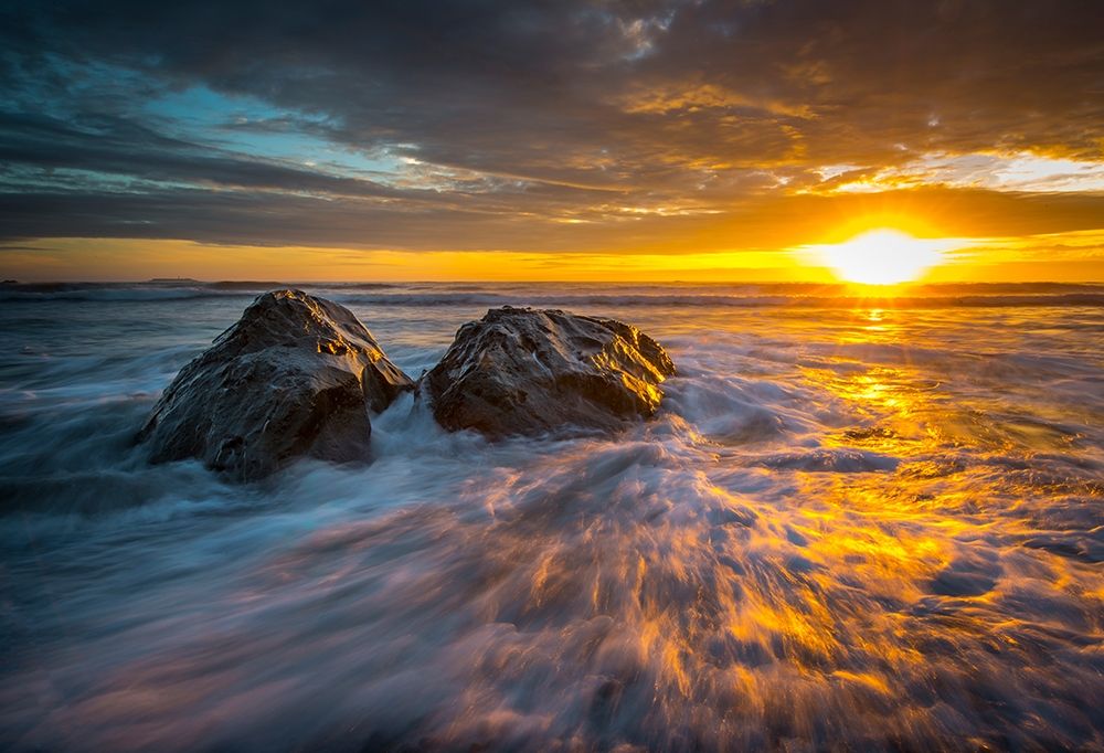 Art Print: SUNSET OCEAN