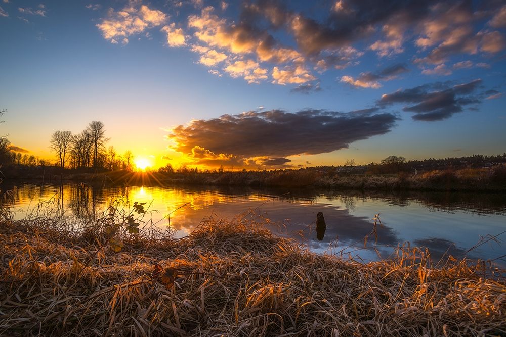 Art Print: SUNSET RIVER II