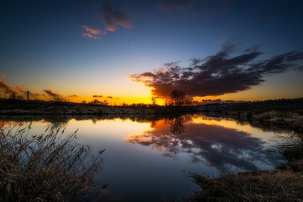 Art Print: SUNSET RIVER III