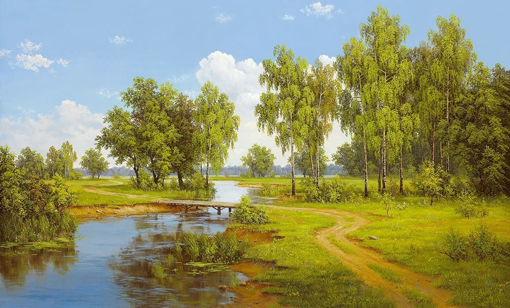 Art Print: BRIDGE OVER BROOK