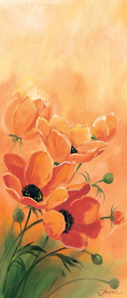Wall Art Painting id:85285, Name: Red poppies 1-3, Artist: Jasper