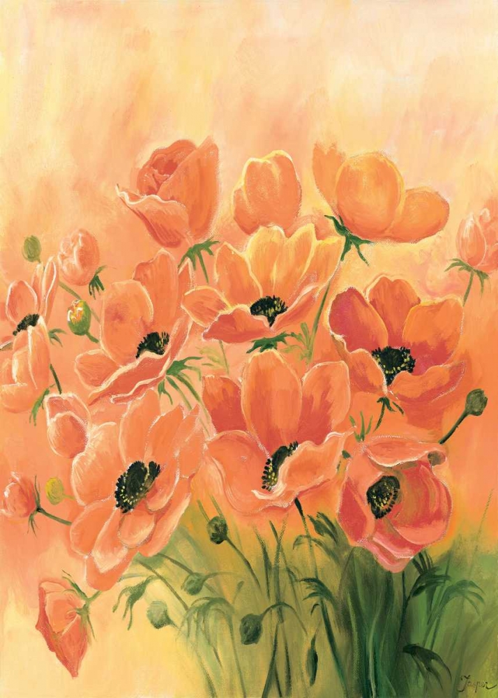 Wall Art Painting id:85286, Name: Red poppies 2-3, Artist: Jasper