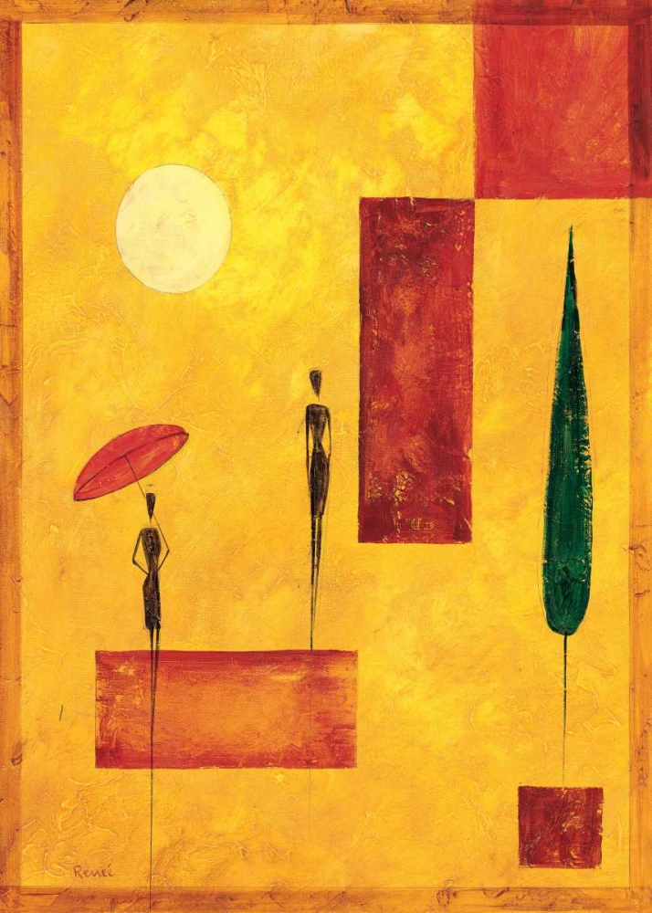 Wall Art Painting id:85314, Name: Umbrella I, Artist: Renee