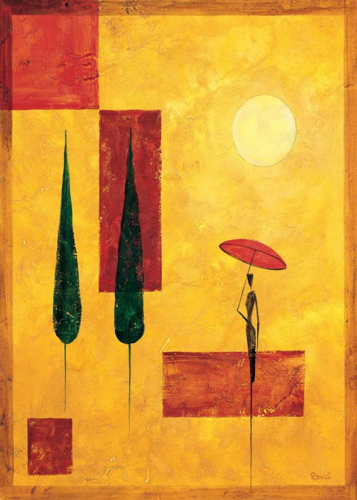 Wall Art Painting id:85315, Name: Umbrella II, Artist: Renee