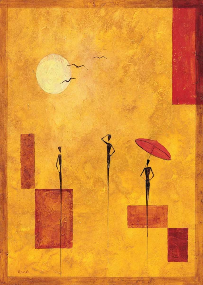 Wall Art Painting id:85316, Name: Umbrella III, Artist: Renee