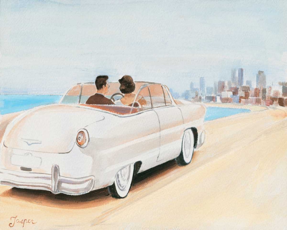 Wall Art Painting id:85346, Name: Pastel car I, Artist: Jasper