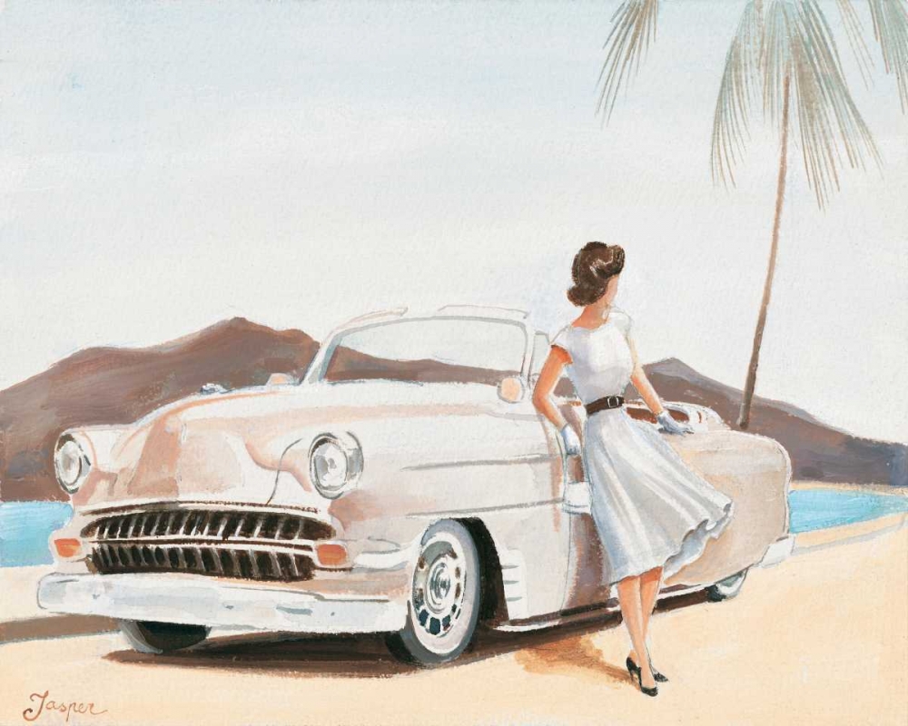 Wall Art Painting id:85347, Name: Pastel car II, Artist: Jasper