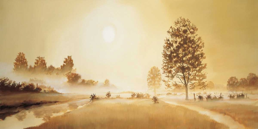 Wall Art Painting id:85362, Name: Misty landscape I, Artist: Nauts, Frans