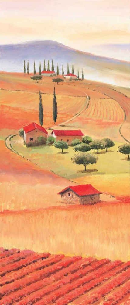 Wall art: Tuscan Village I, by Renee