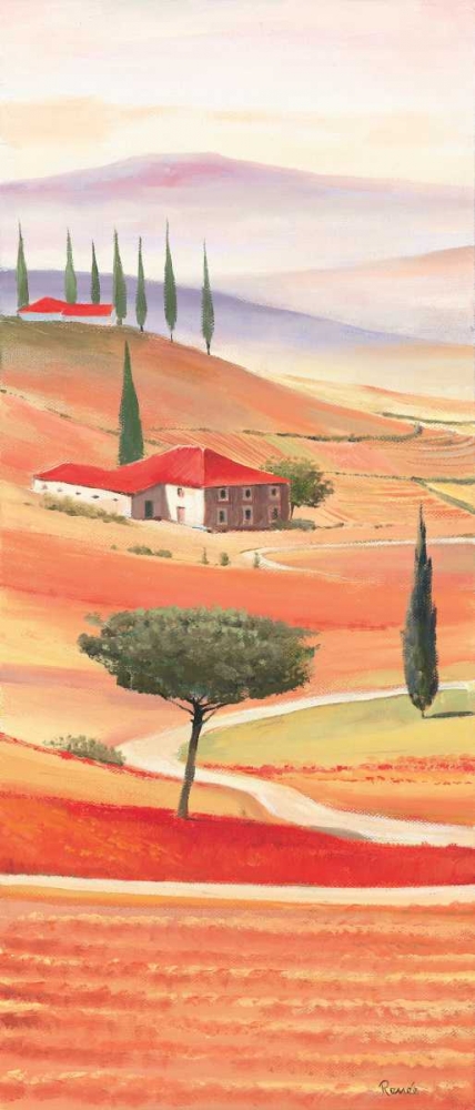 Art Print: Tuscan Village IV