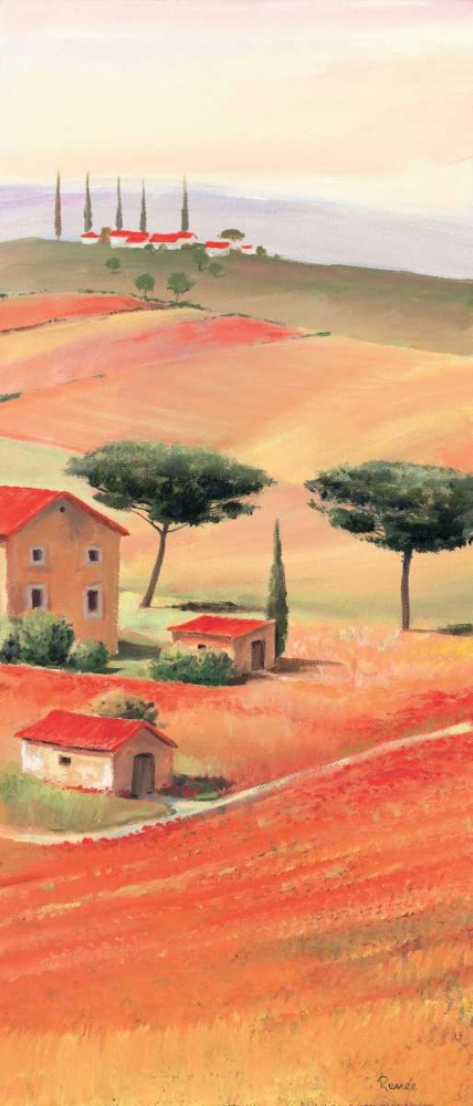 Art Print: Tuscan Vilage VI