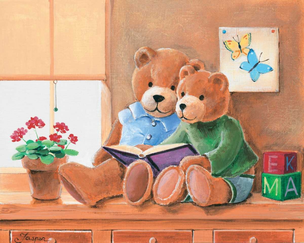 Wall Art Painting id:85392, Name: Mrs. And Mr. Bear II, Artist: Jasper