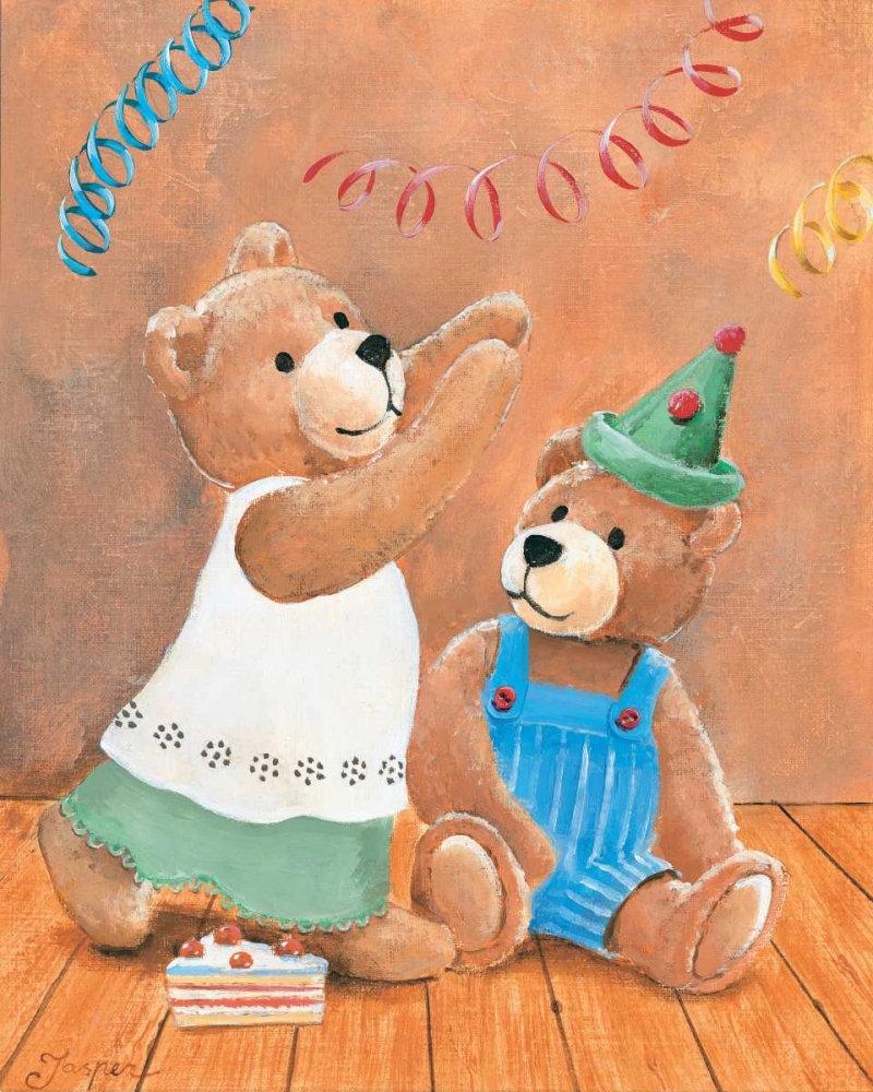 Wall Art Painting id:85393, Name: Party bears, Artist: Jasper