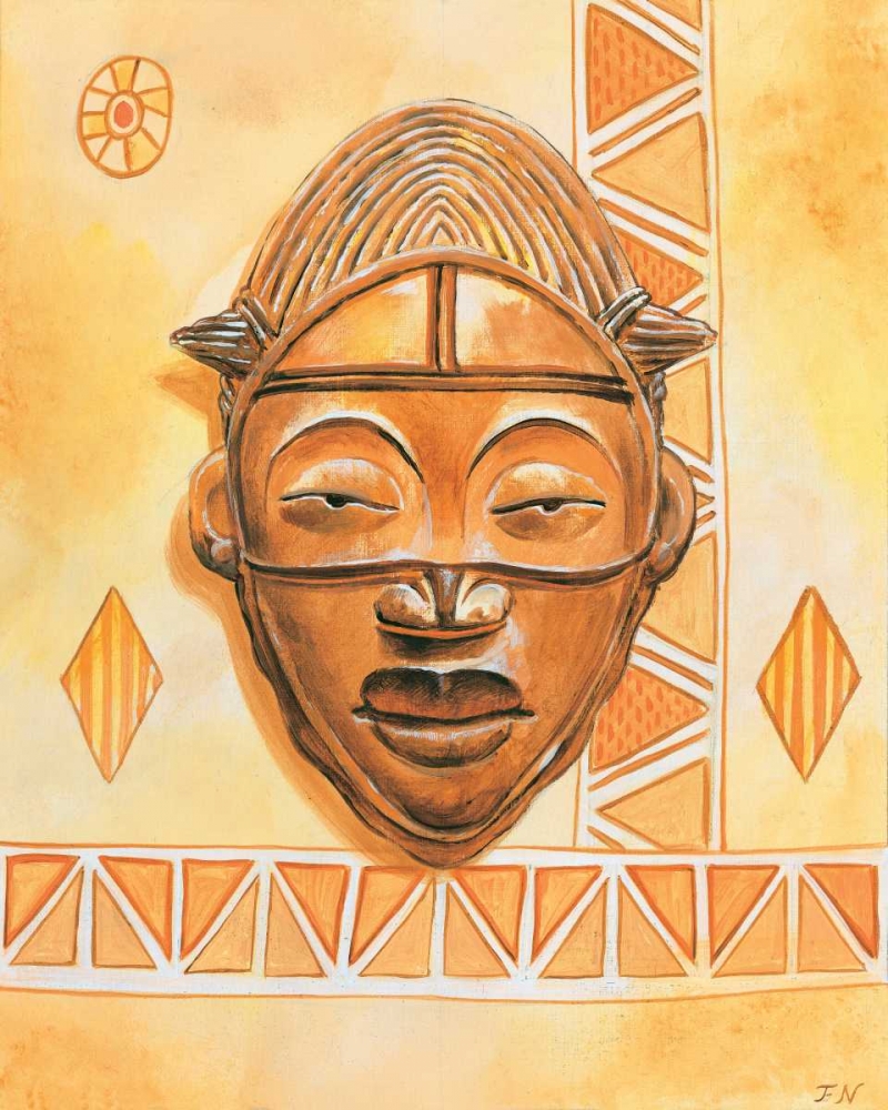 Wall art: Mask I, by Nauts, Frans