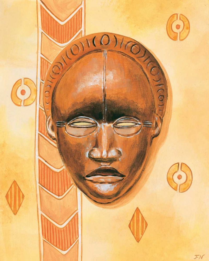 Wall art: Mask III, by Nauts, Frans