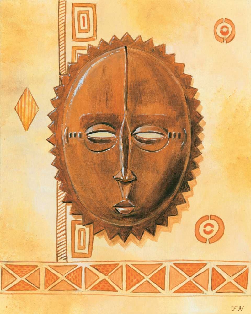 Wall art: Mask IV, by Nauts, Frans