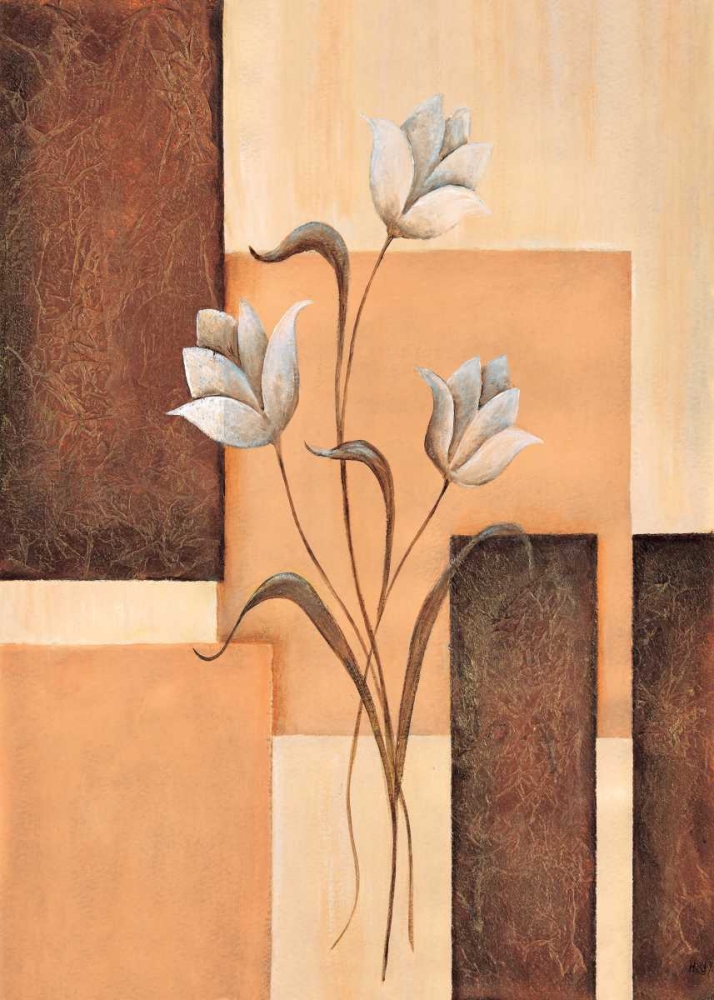 Wall Art Painting id:85586, Name: Tulips on blocks II, Artist: Hedy