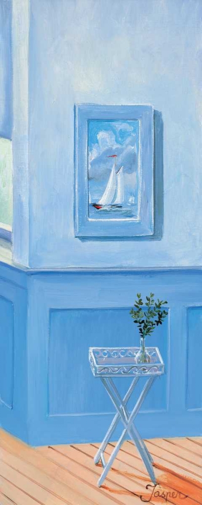 Wall Art Painting id:85623, Name: Bathroom in blue III, Artist: Jasper