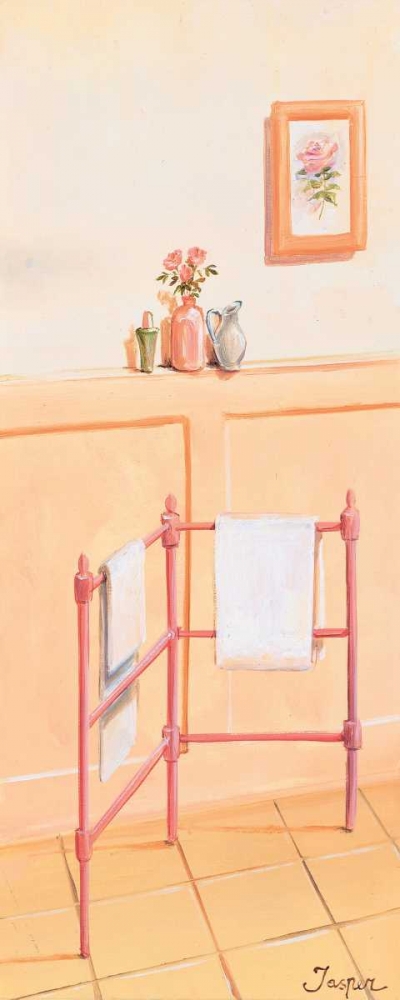 Wall Art Painting id:85624, Name: Bathroom in pink II, Artist: Jasper
