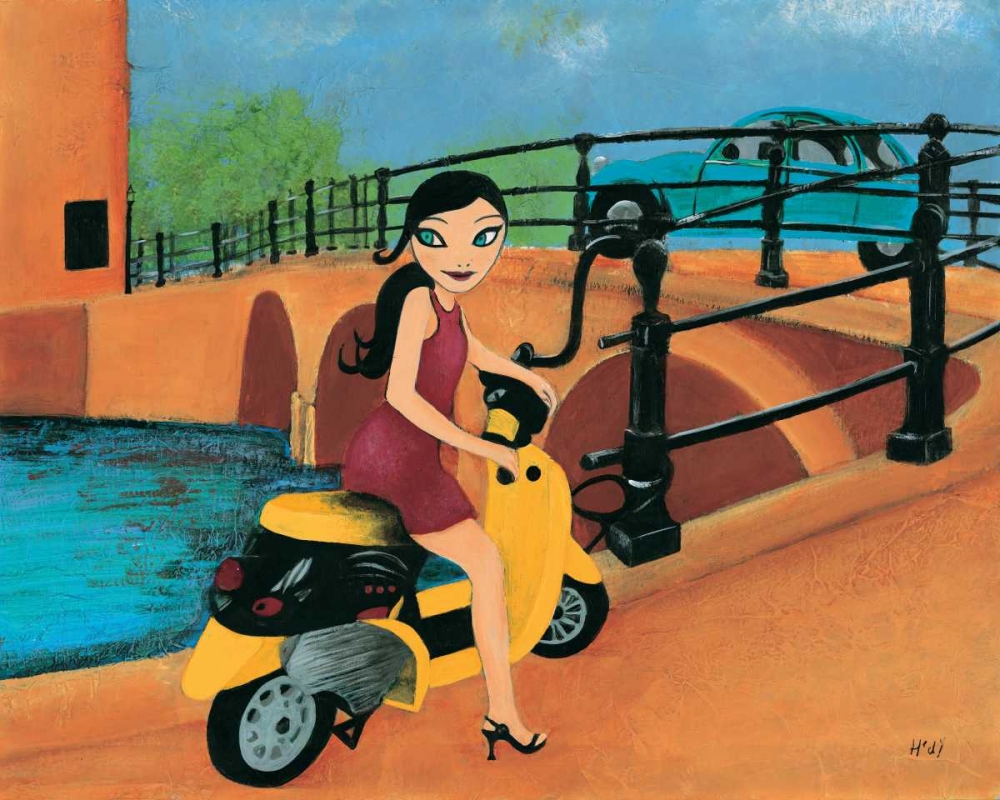 Art Print: Scooter fun III