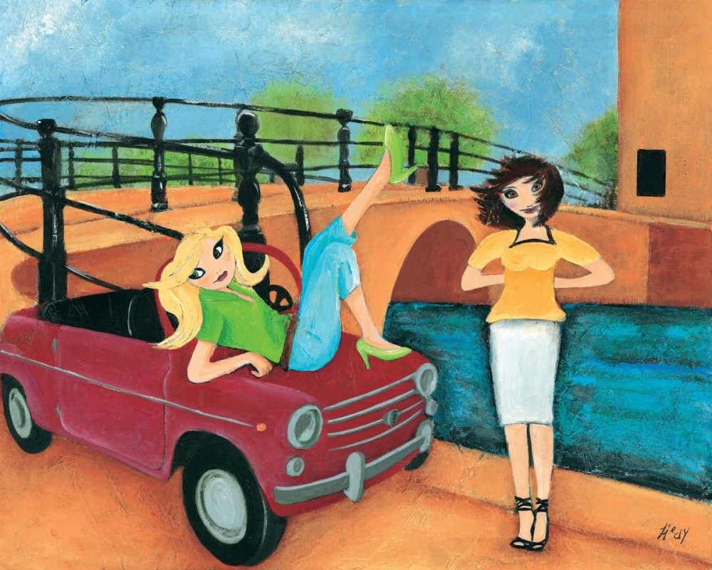 Art Print: Scooter fun IV