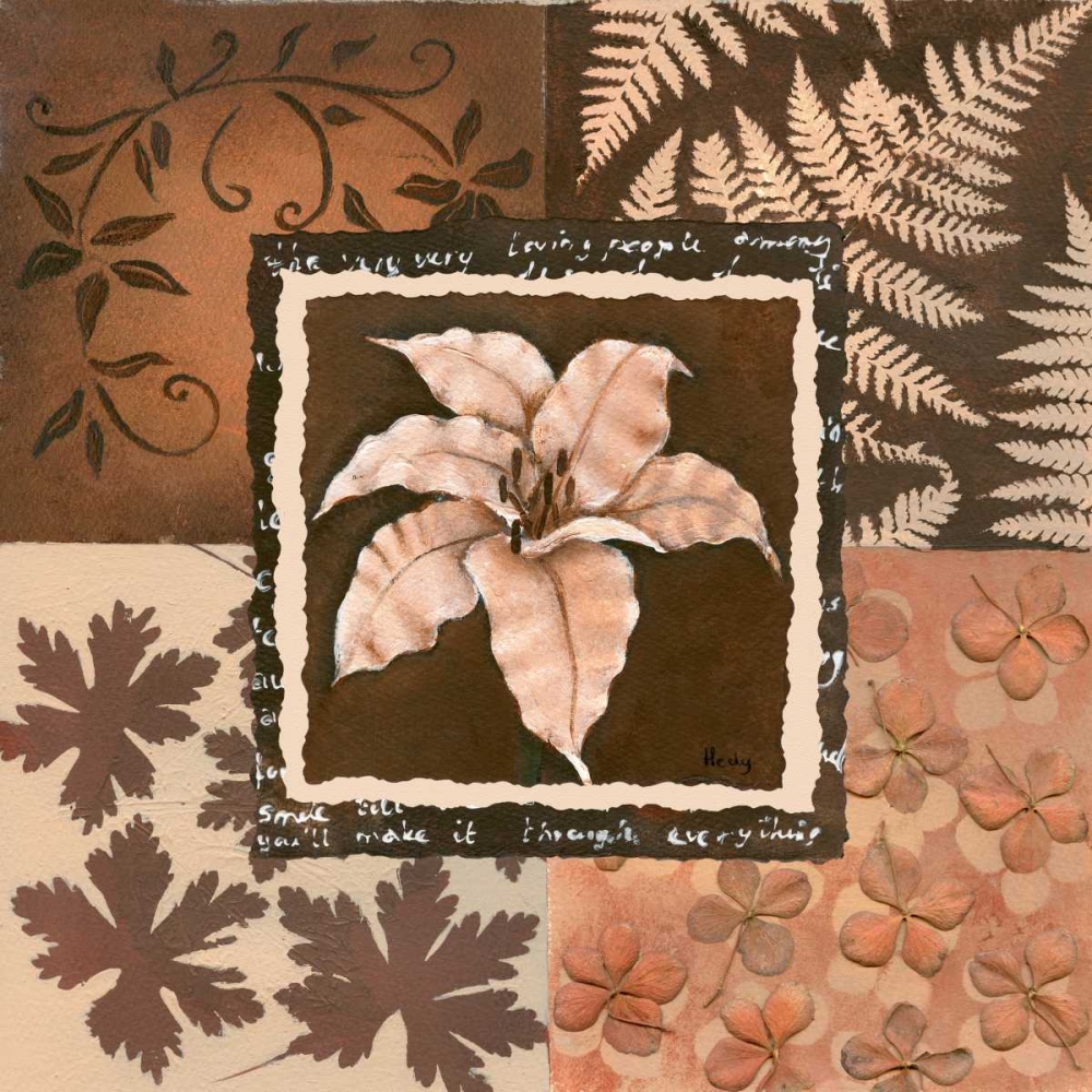 Wall Art Painting id:85682, Name: Flower in square III, Artist: Hedy