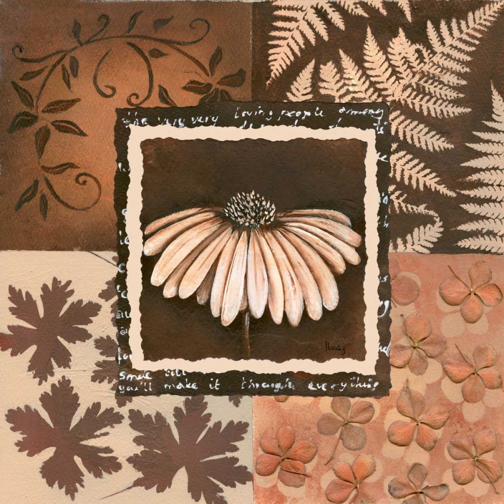 Wall Art Painting id:85683, Name: Flower in square IV, Artist: Hedy