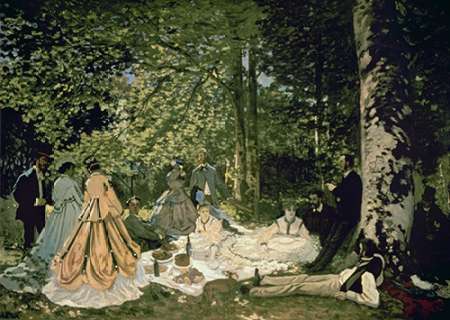 Wall Art Painting id:184654, Name: Luncheon on the Grass, 1865-66, Artist: Monet, Claude