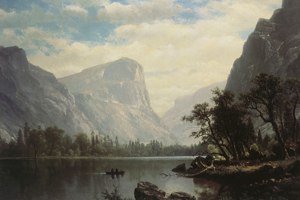Wall art: Mirror Lake, by Bierstadt, Albert