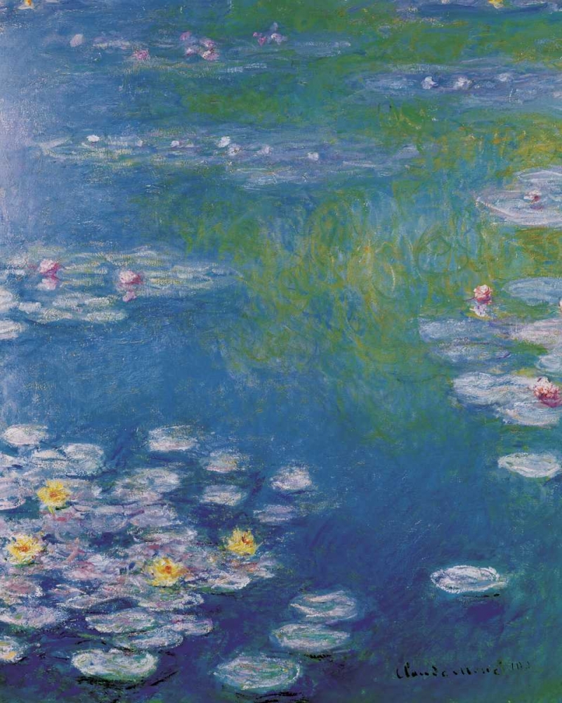 Wall Art Painting id:93610, Name: Waterlilies at Giverny, Artist: Monet, Claude