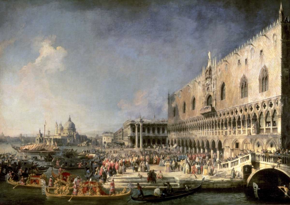 Art Print: The Reception of the French Ambassador in Venice