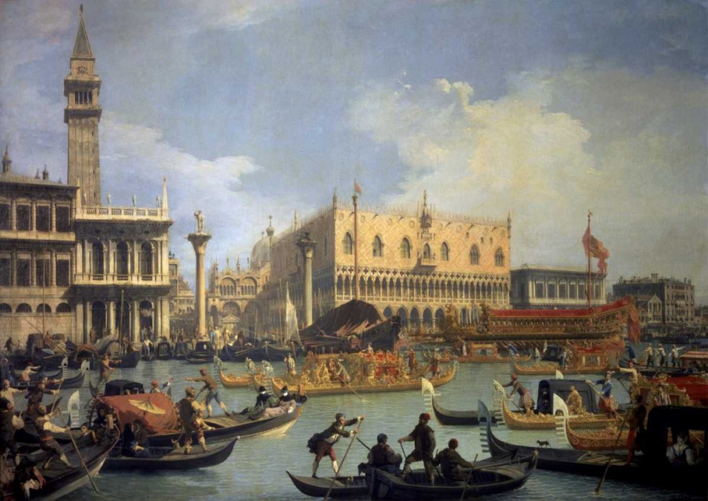 Art Print: The Betrothal of the Venetian Doge to the Adriatic