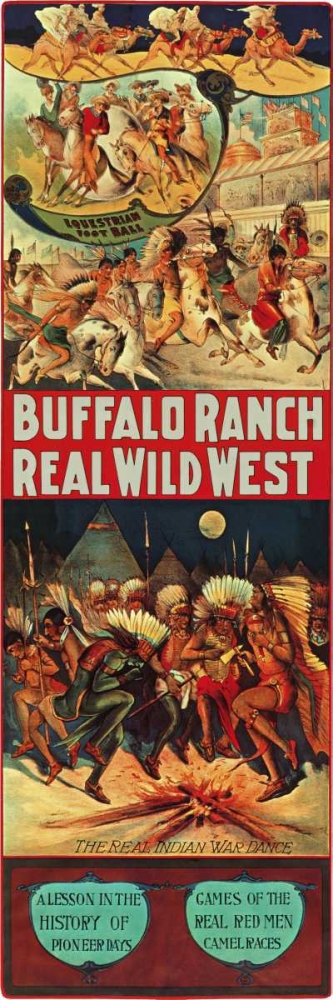 Art Print: Real Indian War Dance