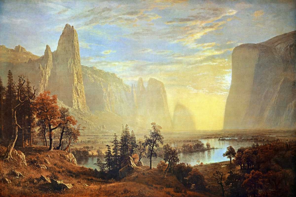 Wall Art Painting id:93514, Name: Yosemite Valley, Artist: Bierstadt, Albert